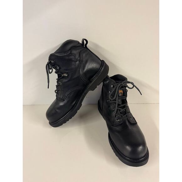 Timberland Pro Steel Toe Men’s Work Boots Black Sz 11 M B0424 Pro 24/7 Outdoors - Picture 1 of 11